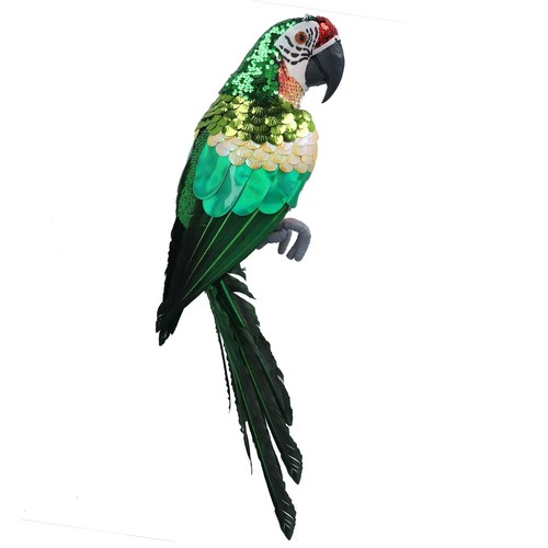 Parrot green sequin - sequin, fabric