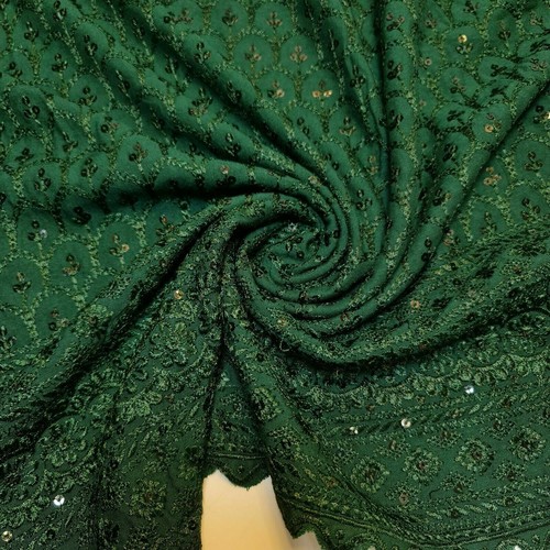 Bottle green viscose - bottle, material