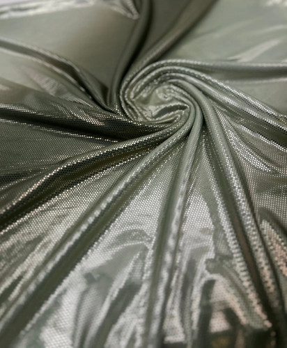 Green silver shiny sequin - green, soft