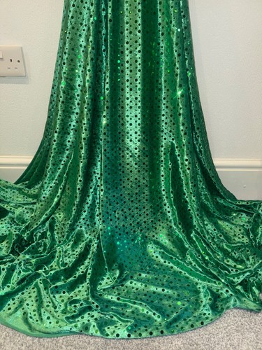 Meter emerald green sequin - meter,