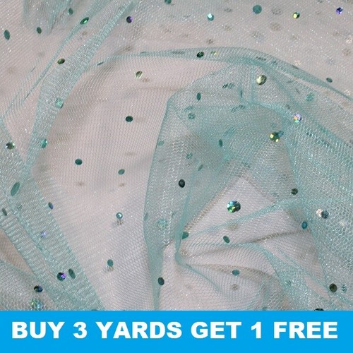 Hologram sequin tulle net - hologram, soft