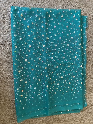 Tulle silver hologram sequin - tulle,