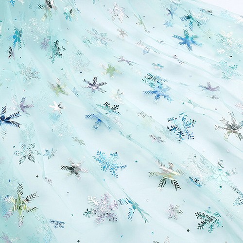 Snowflake tulle sequin - tulle,